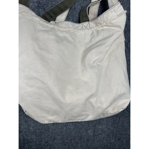 Thirty One Retro Metro Canvas Tote Bag Crossbody Natural Butterfly Boho Indie - Picture 14 of 16